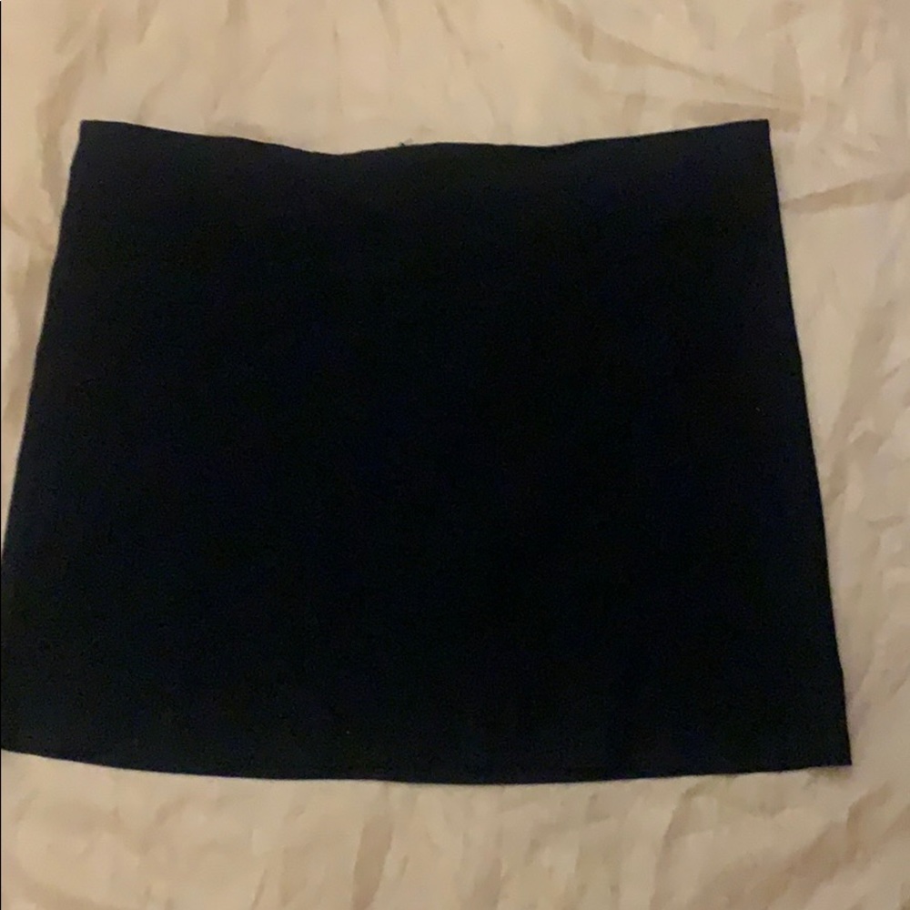 Black mini skirt stretch